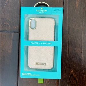 Kate Spade iPhone XR Rose Gold Wrap Case